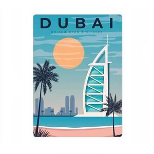Dubai UAE Souvenir Magnet
